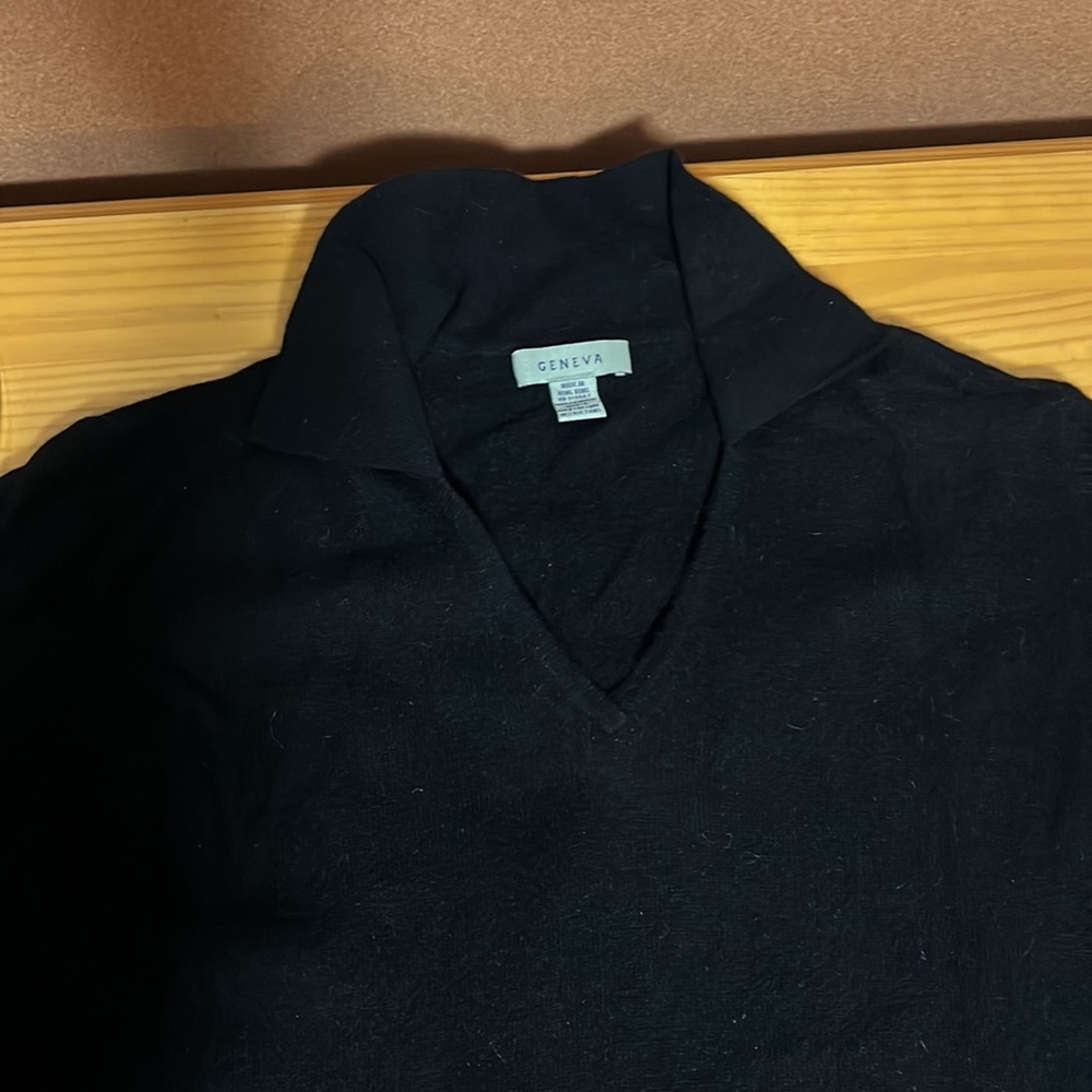 Black 100% Cashmere Sweater - Picture 4 of 12